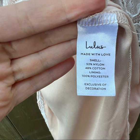 White Lace and Crochet Sweetheart Slip Midi Dress 🌿 - Picture 11 of 12